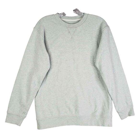 Lululemon ALL YOURS Sweatshirt Fleece Women’s Size 8 ? Gray Green Pullover - Picture 2 of 9